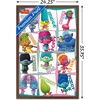image:imageTrends International Trolls  Grid Wall Poster 224L x 147W Barnwood Framed VersionMahogany Framed Version