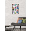 image:imageTrends International Trolls  Grid Wall Poster 224L x 147W Barnwood Framed VersionMahogany Framed Version