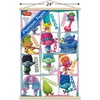 image:imageTrends International Trolls  Grid Wall Poster 224L x 147W Barnwood Framed VersionPremium Print and Beechwood Hanger Bundle