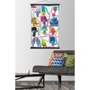 image:imageTrends International Trolls  Grid Wall Poster 224L x 147W Barnwood Framed VersionPremium Print and Black Hanger Bundle