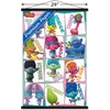 image:imageTrends International Trolls  Grid Wall Poster 224L x 147W Barnwood Framed VersionPremium Print and Black Hanger Bundle