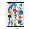 image:imageTrends International Trolls  Grid Wall Poster 224L x 147W Barnwood Framed VersionPremium Print and Black Hanger Bundle