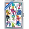 image:imageTrends International Trolls  Grid Wall Poster 224L x 147W Barnwood Framed VersionSilver Framed Version