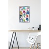 image:imageTrends International Trolls  Grid Wall Poster 224L x 147W Barnwood Framed VersionSilver Framed Version