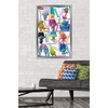 image:imageTrends International Trolls  Grid Wall Poster 224L x 147W Barnwood Framed VersionSilver Framed Version