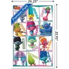 image:imageTrends International Trolls  Grid Wall Poster 224L x 147W Barnwood Framed VersionWhite Framed Version
