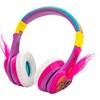 image:imageeKids Trolls Band Together Bluetooth Headphones for Kids Wireless Headphones with Microphone Includes Aux Cord Volume Reduced Kids Foldable Earphones for School Home or Travel