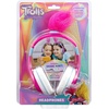 image:imageeKids Trolls Band Together Wired Headphones for Kids School Home or Travel  Tangle Free with Volume Control 35mm Jack Includes Headphone Splitter