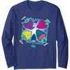 image:imageDreamWorks Trolls Band Together BroZone Album Cover Long Sleeve TShirtNavy Blue