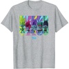 image:imageDreamWorks Trolls Band Together BroZone Band Members TShirtHeather Grey