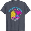 image:imageDreamWorks Trolls Band Together Girls Rule the World TShirtHeather Blue