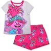 image:imageDreamWorks Universal Trolls Poppy Girls 2 Piece TShirt and Short Set for Toddlers and Big KidsGrey