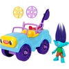 image:imageFisherPrice Imaginext DreamWorks Trolls Toys Poppys Copter Helicopter amp Figure Playset for Pretend Play Kids Ages 3 YearsBranchs Buggy