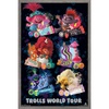 image:imageTrends International DreamWorks Trolls 2  Grid Wall Poster 22375 x 34 Mahogany Framed VersionBarnwood Framed Version