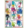 image:imageTrends International Trolls  Grid Wall Poster 224L x 147W Barnwood Framed VersionBlonde Framed Version