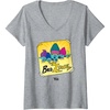 image:imageWomens DreamWorks Trolls Band Together BroZone Poster VNeck TShirtHeather Grey