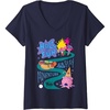 image:imageWomens DreamWorks Trolls Band Together Hole N Fun VNeck TShirtNavy Blue