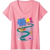 image:imageWomens DreamWorks Trolls Band Together Hole N Fun VNeck TShirtPink