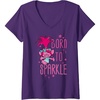 image:imageWomens DreamWorks Trolls Poppy Sparkle VNeck TShirtPurple