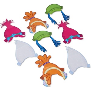 image:imageAmerican Greetings Trolls Paper Headbands 8Count