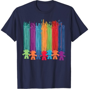 image:imageClassic Trolls Trolls Hair Paint Streak TShirt TShirtNavy Blue