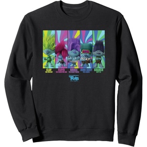 image:imageDreamWorks Trolls Band Together BroZone Band Members SweatshirtBlack