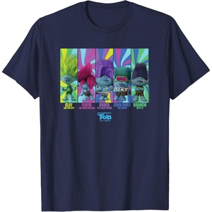 image:imageDreamWorks Trolls Band Together BroZone Band Members TShirtNavy Blue