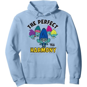 image:imageDreamWorks Trolls Band Together BroZone Perfect Harmony Pullover HoodieDusty Blue