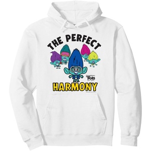 image:imageDreamWorks Trolls Band Together BroZone Perfect Harmony Pullover HoodieWhite