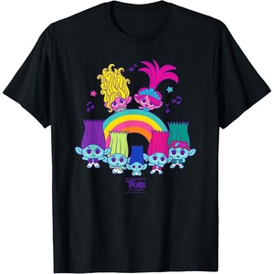 image:imageDreamWorks Trolls Band Together BroZone Poppy Viva Rainbow TShirtBlack