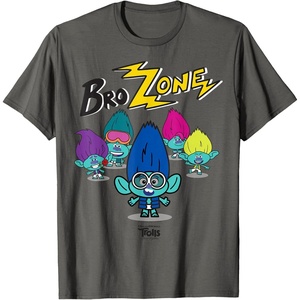 image:imageDreamWorks Trolls Band Together BroZone Spotlight TShirtAsphalt Grey