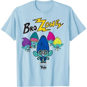 image:imageDreamWorks Trolls Band Together BroZone Spotlight TShirtBaby Blue