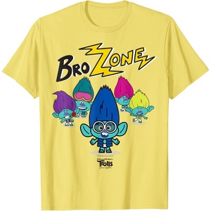 image:imageDreamWorks Trolls Band Together BroZone Spotlight TShirtLemon Yellow