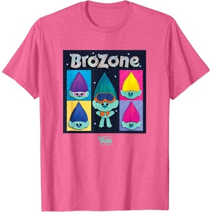 image:imageDreamWorks Trolls Band Together BroZone TShirtPink Heather