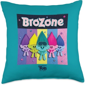 image:imageDreamWorks Trolls Band Together BroZone Throw Pillow18x18