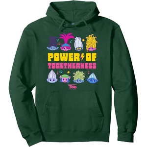 image:imageDreamWorks Trolls Band Together BroZone Togetherness Pullover HoodieDark Green