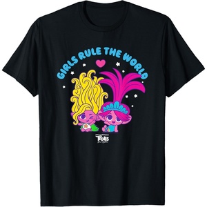image:imageDreamWorks Trolls Band Together Girls Rule the World TShirtBlack