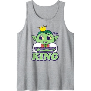 image:imageDreamWorks Trolls Band Together King Gristle Tank TopHeather Grey
