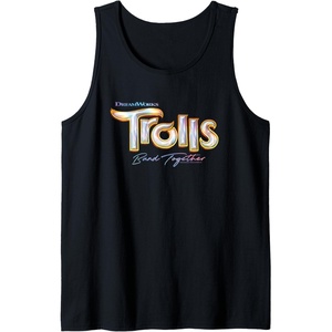 image:imageDreamWorks Trolls Band Together Movie Logo Tank TopBlack