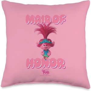 image:imageDreamWorks Trolls Band Together Poppy Made of Honor Throw Pillow16x16