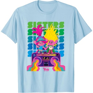 image:imageDreamWorks Trolls Band Together Poppy and Viva Sisters TShirtBaby Blue