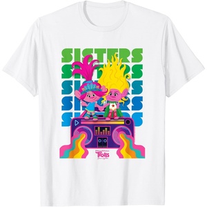 image:imageDreamWorks Trolls Band Together Poppy and Viva Sisters TShirtWhite