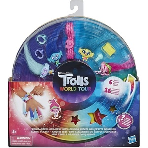 image:imageDreamWorks Trolls Tiny Dancers Greatest Hits 6 Collector Figures Necklace 2 Bracelets and More Toy Inspired by Trolls World Tour