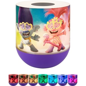 image:imageDreamWorks Trolls World Tour LED Night Light Touch Sensor Dimmable amp RGB Poppy and Branch Ideal for Bedside Bathroom Playroom Nursery Kids Room Dcor 50009 ColorChanging LampColorchanging Lamp