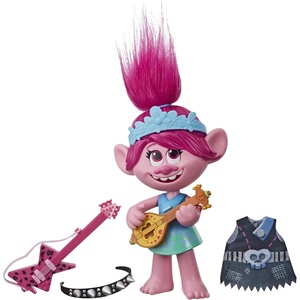 image:imageDreamWorks Trolls World Tour PoptoRock Poppy Singing Doll with 2 Different Looks and Sounds Toy Sings Trolls Just Want to Have Fun