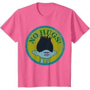 image:imageKids Trolls Kids No Hugs Branch TShirtPink Heather