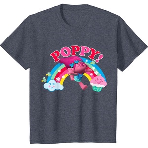 image:imageKids Trolls Poppy TShirtHeather Blue