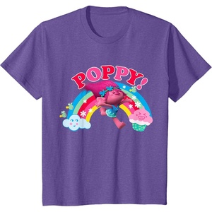 image:imageKids Trolls Poppy TShirtPurple Heather