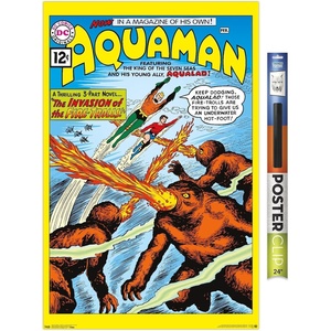image:imageTrends International DC Comics  Aquaman  The Invasion of the FireTrolls Wall Poster 14725 x 22375 Barnwood Framed VersionPremium Poster  Clip Bundle