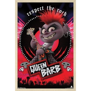 image:imageTrends International DreamWorks Trolls 2  Barb Wall Poster 22375 x 34 Black Framed VersionBlonde Framed Version